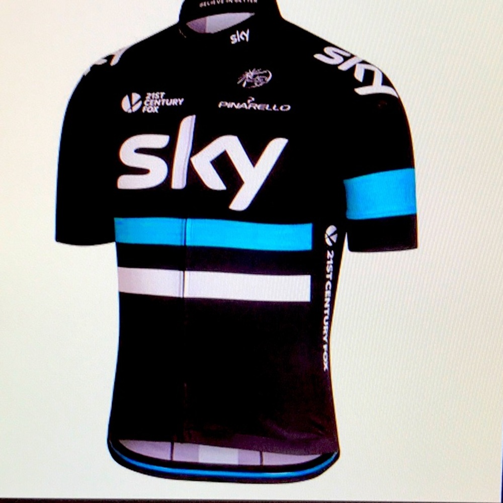 Rapha team Sky replica cycling jersey. Never worn.